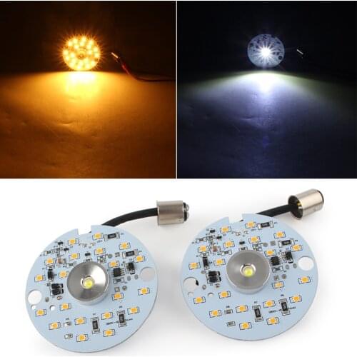 Motorcycle LED Turn Signal Light Blinker Indicator Bulb Daytime Running Lamp For Harley Davidson Touring DC 12V