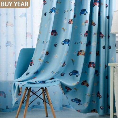 Shading Cloth Print Curtains for Children Suitable for Childrens Room Cartoon Curtains Curtains for Living Room for Bedroom