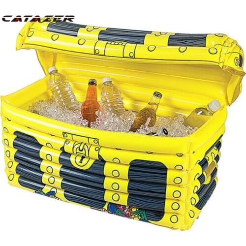 Inflatable Swimming Pool Ice Bucket Beverage Fruit Treasure Box Bar Party Festival Beach Interactive PVC Toy Accessories