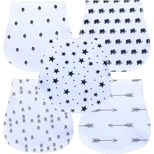 Organic Burp Cloths for Baby Boys & Girls Ultra Absorbent Burping Cloth Baby Bibs Newborn Towel Burpy Bib for Unisex Boys & Girl