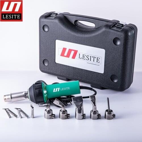 Hand held air gun plastic welding gun hot air blower pvc banner welder for plating tank car bumper LESITE LST1600S