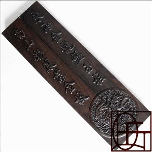 Redwood crafts paperweight * black Zi Mu town ruler paperweight * Nanshan East China Sea Dragon Phoenix Dragon Paperweight whole