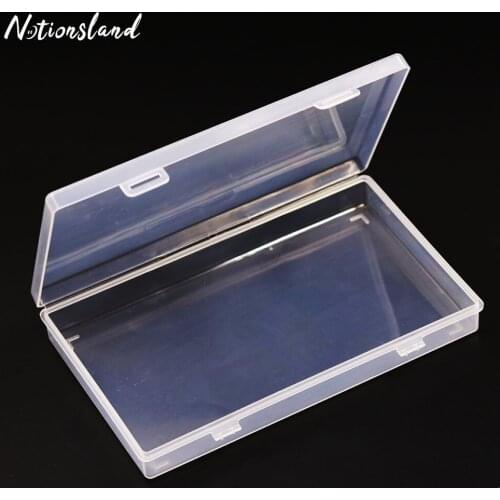 Transparent Plastic Storage Box for Small Component Jewelry Tool Box Bead Pills Organizer Container