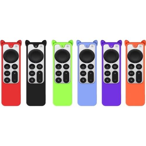 Silicone Case Cover Compatible with Siri TV 4K 4th Generation Siri Remote
