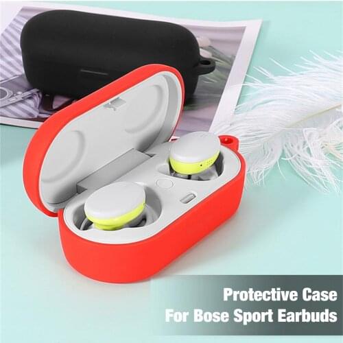 Silicone Protective Cover Case For Bose Sport Earbuds Case Wireless Bluetooth Earphones Cases Soft Skin Cover Anti-scratch Shell