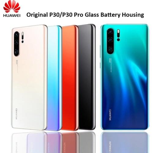 P30/P30 Pro Replacement Battery Cover 3D Glass Rear Door Housing Panel Phone Back Case For Huawei P30 Pro With Adhesive Sticker