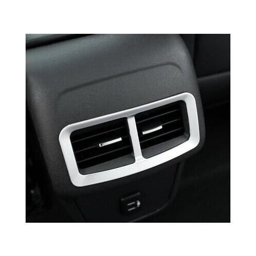 Steel Silver Interior Rear Air Vent Cover Trim For Chevrolet Equinox 2018-2020