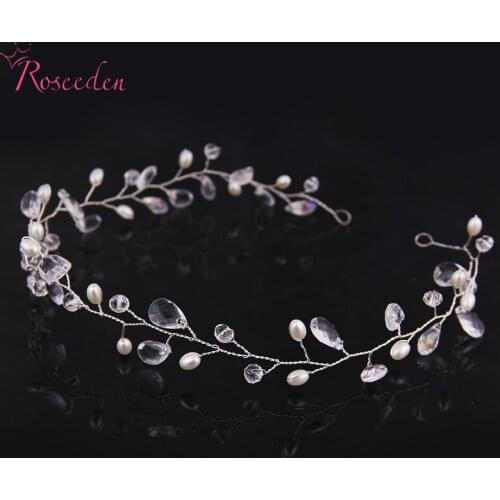 Bride Tiara Wedding Hair Comb Vintage Style Bridal Hair Accessories Crystal Bouquet Collection Top Quality 100% Handmade RE658