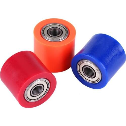 8mm Chain Roller Universal Chain Roller Tensioner Pulley Wheel Guide for Motorcycle Dirt Bike Enduro Car-Styling