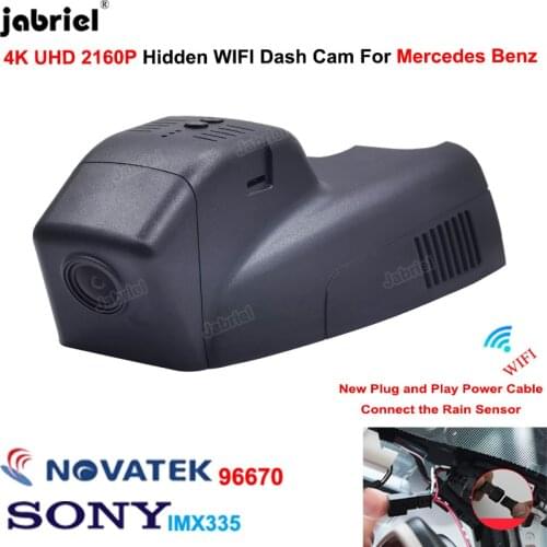 4K UHD 2160P New Plug And Play Wifi Car Dvr Dash Cam Cameras for Mercedes Benz B Class w246 w247 B180 B200 B250 B260 2011-2019