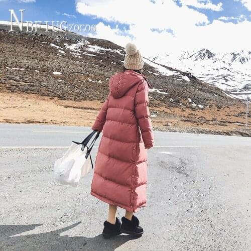 Winter Thick Warm Hooded Parkas Coat Long Sleeve Casual Coats Outwear