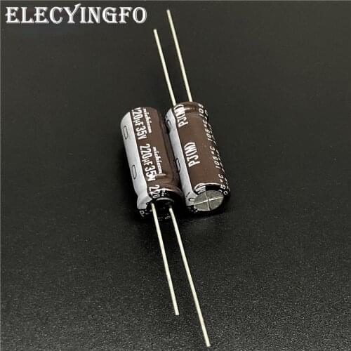 10pcs 220uF 35V220uf NICHICON PJ Series 8x20mm 35V220uF Low Impedance Long Life Aluminum Electrolytic capacitor