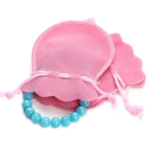 10pcs/lot Small Velvet Drawstring Cotton Gifts Bag Pouches 7*9cm fit Necklace Bracelet Jewelry Package Presents Bags