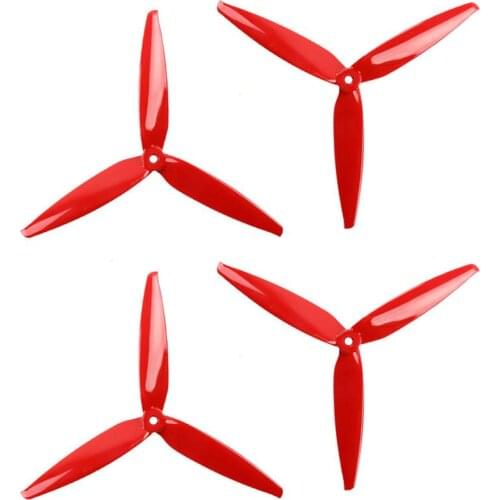 4pcs Gemfan Flash 7040 7 Inch 3 Paddle Propeller CW & CCW for 2206-2407 Motor RC Racing Drone FPV Quadcopter Replacment Parts