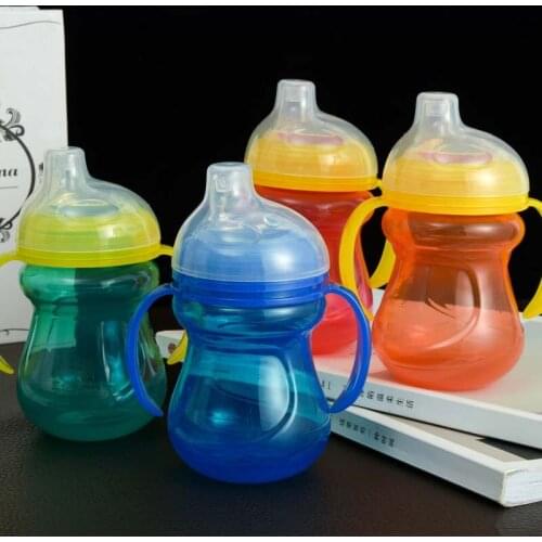 Feeding Bottles Cups for Babies Kids Water Milk Bottle Soft Mouth Duckbill Sippy Baby Feeding Bottle Infant Training