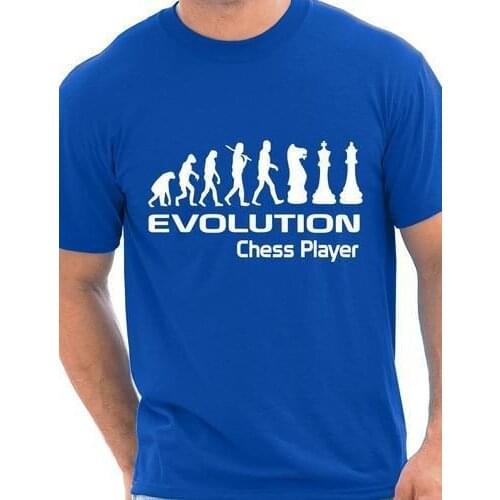 Evolution Of Chess Player Funny Adult Mens T-Shirt Birthday Gift More Size and Colors-A840