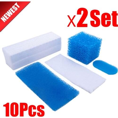 10pcs/2set for Thomas Twin Genius Kit Hepa Filter for Thomas 787203 Vacuum Cleaner Parts Aquafilter Genius Aquafilter Filters