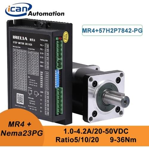 ICAN Nema 23 Reducer Ratio5/10/20 9Nm 18Nm 36Nm 4.2A Planetaria Cnc Kit