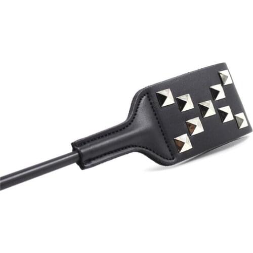 Pu Leather Letter X Words Rivet crop whip Sexy Whip Aid Spanking Paddle Slave Flogger Sex Toy For Couples Adult Games Flirt toys