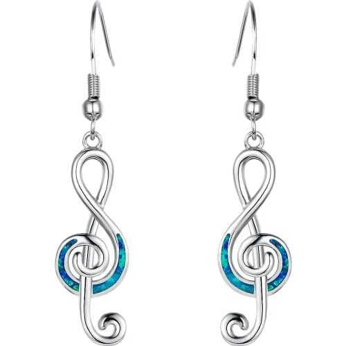 Exquisite Musical Symbol Earrings Treble Clef Note Earrings Earrings Note Earrings Temperament Female Earring