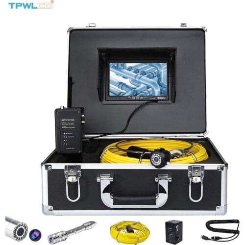 HD 1000TVL Pipe Pipeline Inspection Camera 23mm lens 20m cable Drain Sewer Industrial Endoscope Video Recording DVR Snake Camera