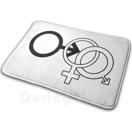 Cuckold Symbol ( White ) Mat Rug Carpet Anti-Slip Floor Mats Bedroom Cuckold Hotwife Cuck Queen Of Spades Cuckqueen Swinger Bull