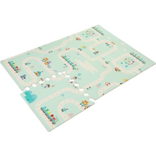 Infant Child Climbing Mat Stitching Cartoon Foam Mat Xpe Baby Crawling Mat Thickening Kids Rug Activity Mat Baby Playmat