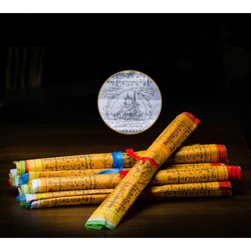 Lychee Life Religious Flags Tibetan Buddhist Supplies Colour Print Prayer Flag Artificial Silk Tibet Lung Ta Banner Garden Flags