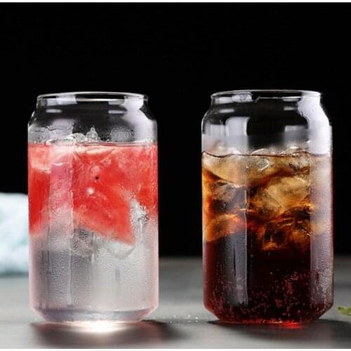 Nordic Cola Bottle Transparent Borosilicate Glass Cup Water Mug Bear Steins Drinks Milk Fruit Juice Jug