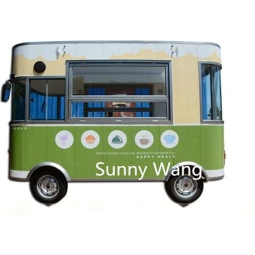 New Designed Multifunctional Street Food Van / Mobile Food Trailer / electric food truck