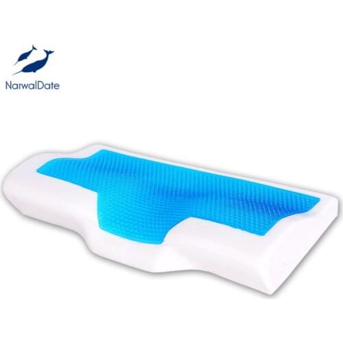 Summer Cold Pillow Gel Pillow Slow Rebound Pillow Core Cool Pillow Memory Foam Pillow Nursing Pillow Sleep Comfortably
