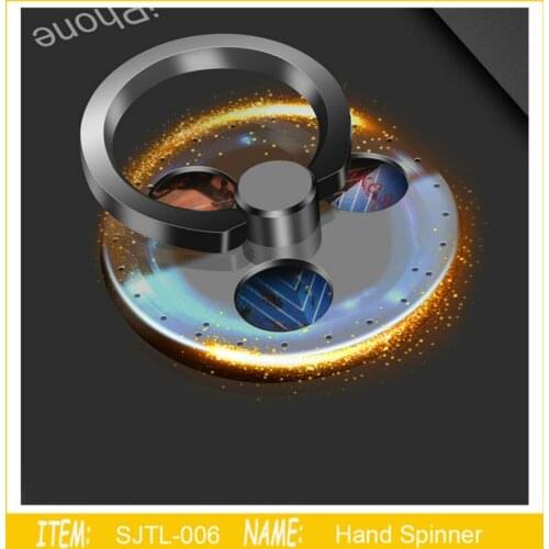 Hand Spinner 360 Degree Metal Finger Ring Stand Holder For iPhone Samsung Smart Phone MP3