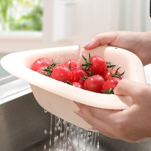 Saingace Fruits & vegetable washing draining storage basket Multifunctional kitchen sink bowl chopsticks holder sponge rag boxes