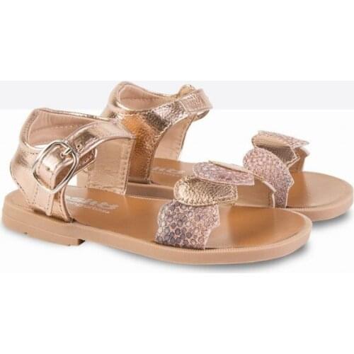 Sandals for girl with brand buckle Coons