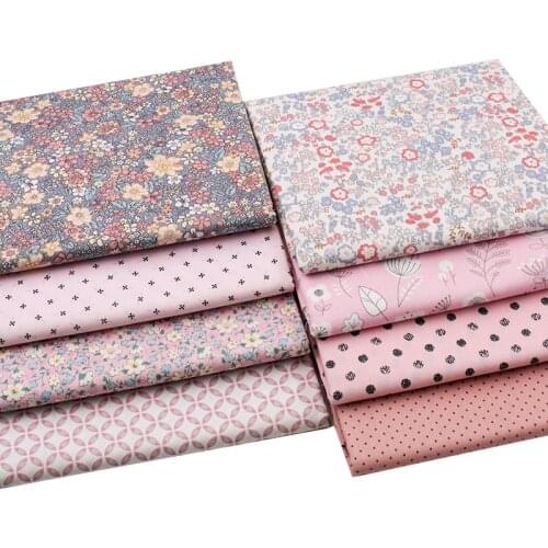 Printed Twill Cotton Fabric for Sewing Dress,Baby Crib Bed Sheet Blankets Cushion DIY Cloth,Fabric By Meter