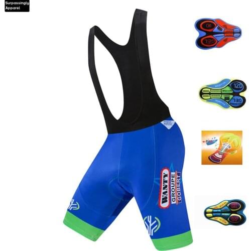 Pro Racing Sport WANTY Cycling Bib Shorts Coolmax 20D Gel Pad 6XL MTB Bike Shorts Riding Tight Bicycle Bib Short Ropa Ciclismo