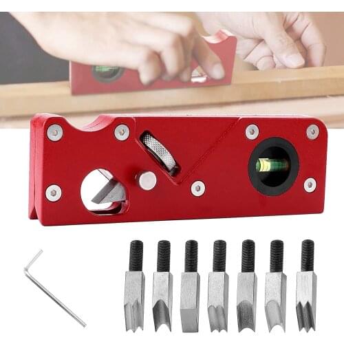 Edge Corner Plane for Wood,Woodworking Edge Corner Planer 45 Degree Flattening Tool,DIY Tool with Cutter head Woodworking Kits