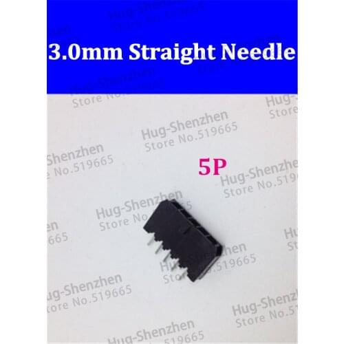 High quality 100pcs/lot 3.0mm 43650-0515 connector pitch 3.0mm 1*5P 5Pin straight needle connector