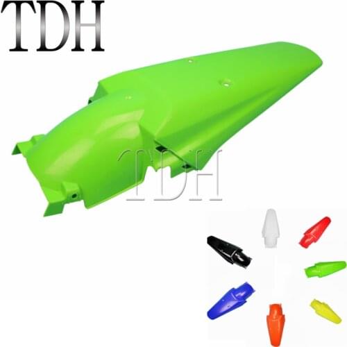 Green Motocross Dirt Racing Bike Supermoto Enduro Off Road Rear Fender Mudguard Cover Protection For Kawasaki KX KLX KMX KLR