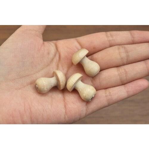 10pcs/lot Mini Original Wooden Refrigerator Magnets Droplets Mushroom Shape Magnetic Stickers Home Decoration Wood Craft MM 003