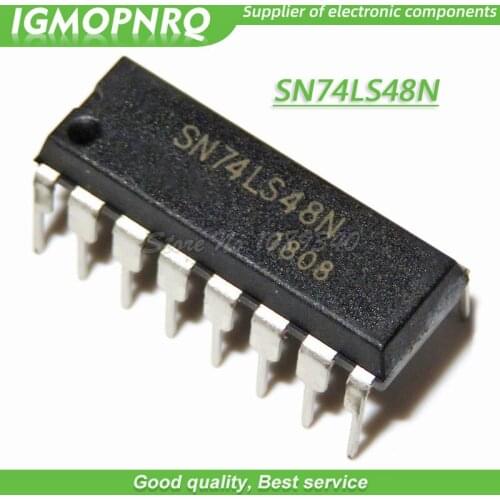 100pcs SN74LS48N DIP16 HD74LS48P DIP DIP-16 74LS48 SN74LS48 IGMOPNRQ