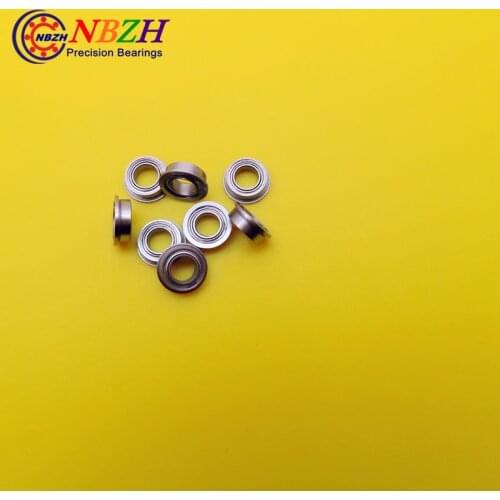 1000pcs/lot free shipping Wholesale Boutique flange ball bearings MF74ZZ / LF740ZZ size 4*7*8.2*2.5*0.6 mm