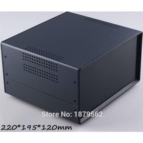 [2 colors] 220*195*120mm iron cases enclosure project box Iron electronic PLC DIY control switch junction box [40008(W195)]