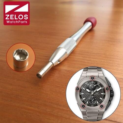 6 inside prongs precision Screwdriver Blades for IWC INGENIEUR FAMILY Watch case/bezels Screws open tools IW322503