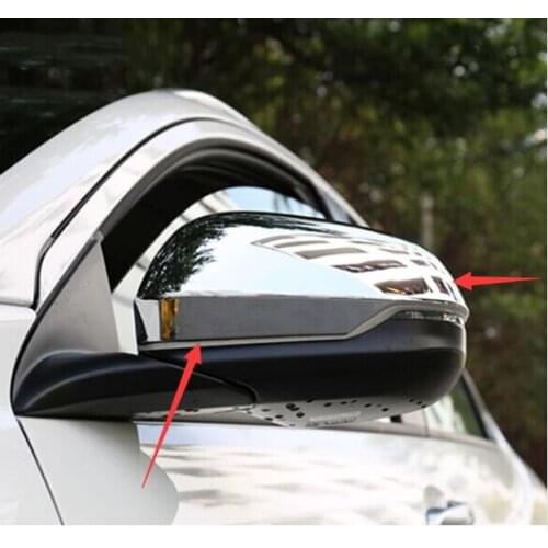 ACCESSORIES FIT FOR Honda HR-V VEZEL 2014 2015 2016 CHROME SIDE MIRROR COVER TRIM MOLDING CAP OVERLAY GARNISH 2pcs