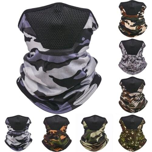 3D Camouflage Solid Bandana Buffs Neck Gaiter Headband Cycling Fishing Balaclava Mask Scarf Multifunctional Outdoor Headwear