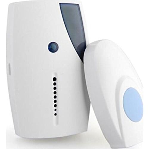 Wireless Doorbell Welcome Bell Intelligent Home Door Bell Alarm 36 Songs Smart Doorbell Wireless Bell Waterproof Button White