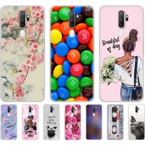 Case For Oppo A9 A5 2020 Cases Soft TPU Phone Shell Back For OPPOA9 OPPOA5 A 9 Coque A 5 Cover Silicon Protective Funda 6.5"