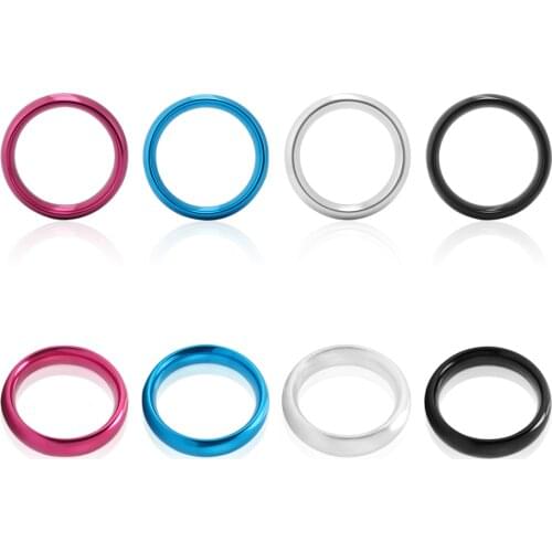 EXVOID Scrotum Bind Extend Testicles Metal Penis Ring Sex Toys for Men Erection Delay Ejaculation Large Cock Ring Penis Lock