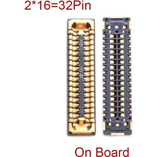 5Pcs LCD Display FPC Connector On Motherboard For Huawei P40 Lite Nova 6 SE Nova6 Enjoy 10Plus 20 Honor V30 Pro Screen On Flex